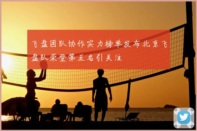 飞盘团队协作实力榜单发布北京飞盘队荣登第五名引关注