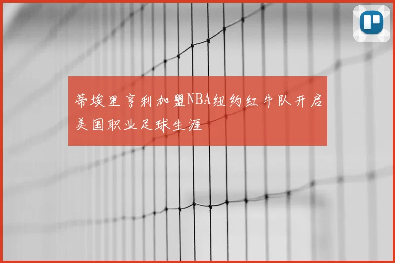 蒂埃里亨利加盟NBA纽约红牛队开启美国职业足球生涯