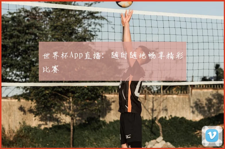 世界杯App直播:随时随地畅享精彩比赛