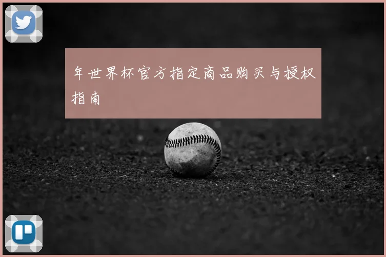年世界杯官方指定商品购买与授权指南