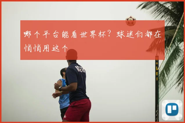 哪个平台能看世界杯?球迷们都在悄悄用这个