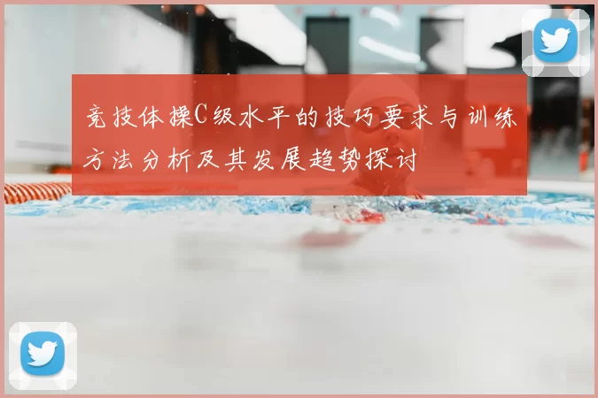 竞技体操C级水平的技巧要求与训练方法分析及其发展趋势探讨